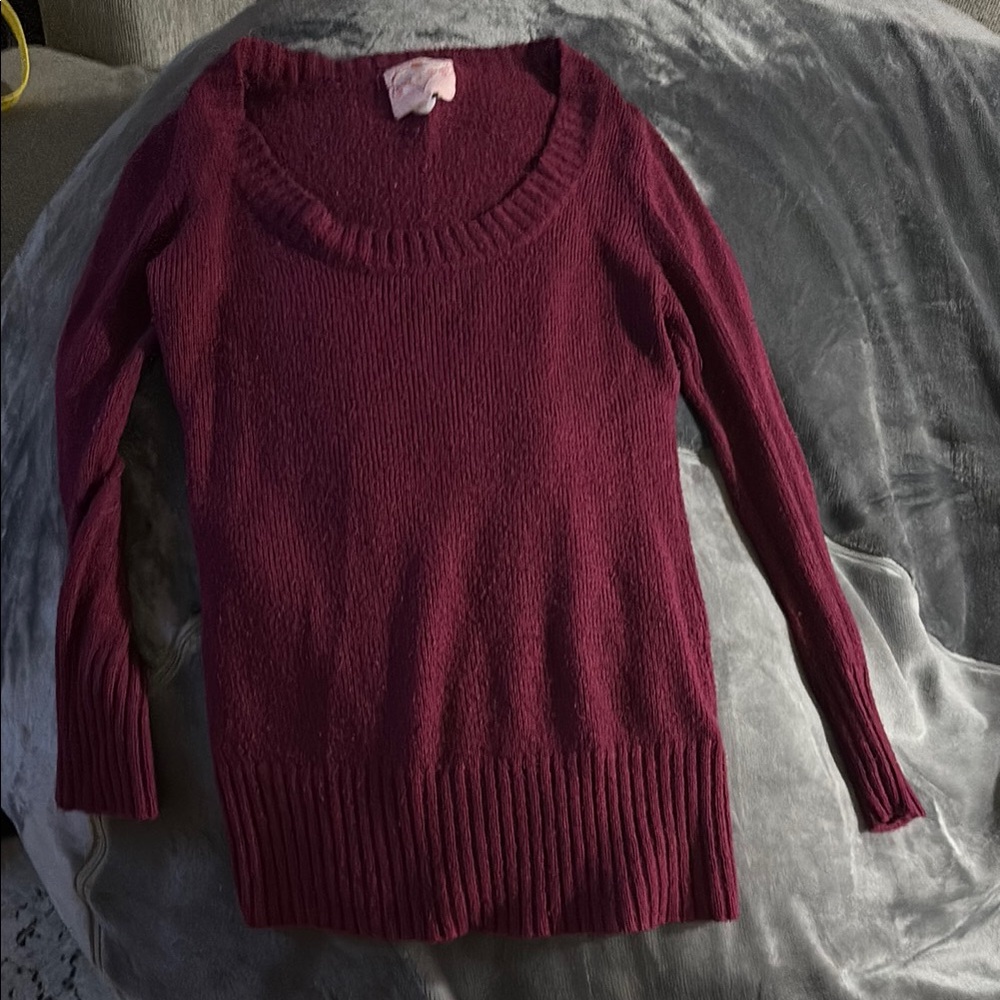 Women's Burgundy Sweater